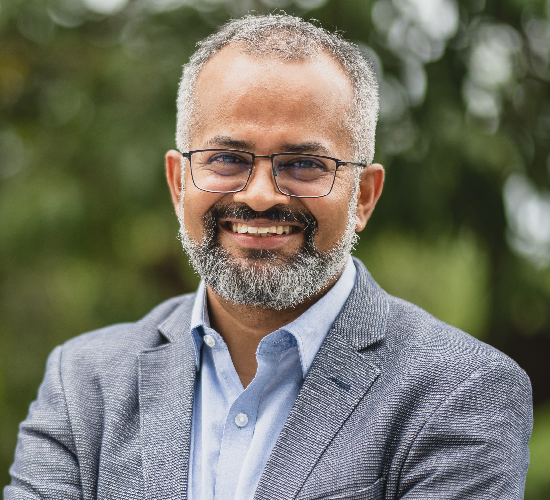 Portrait photograph of Kumar Anand
